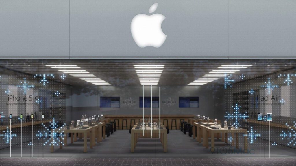 Apple Store Entrance Background For Zoom Teams And Meet Video Calls