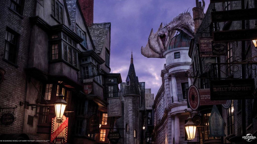 Harry Potter Diagon Alley Background For Zoom