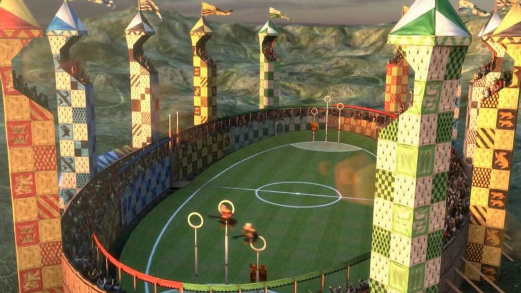 Harry Potter Quidditch Pitch Virtual Background For Zoom, Skype And Teams