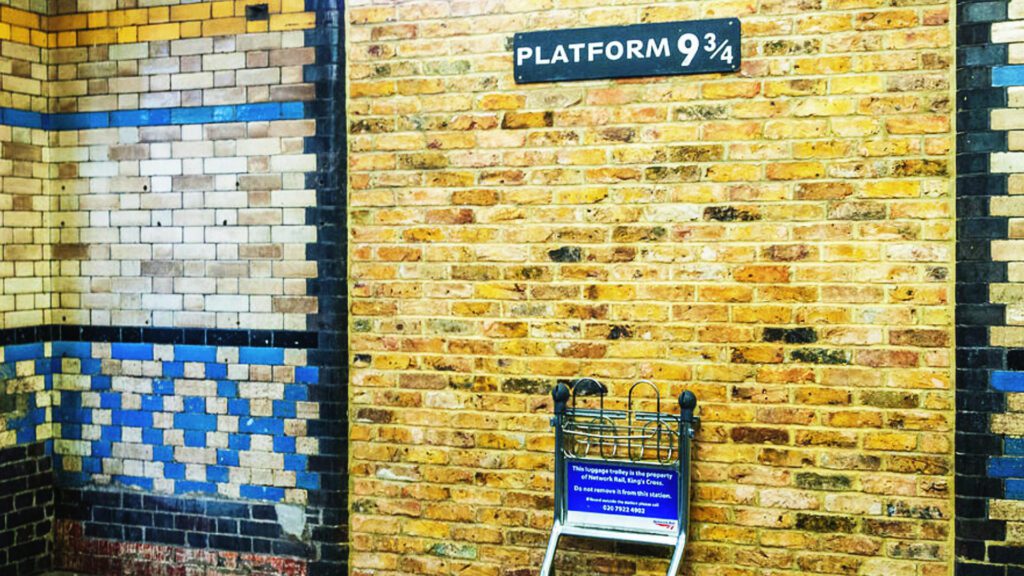 Harry Potter Train Platform 9 3/4 Virtual Background For Zoom, Skype And Teams