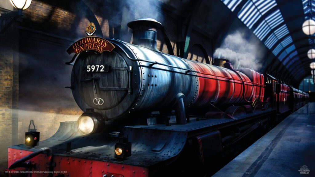 Harry Potter Train Station Platform 9 3/4 Virtual Background For Zoom, Skype And Teams