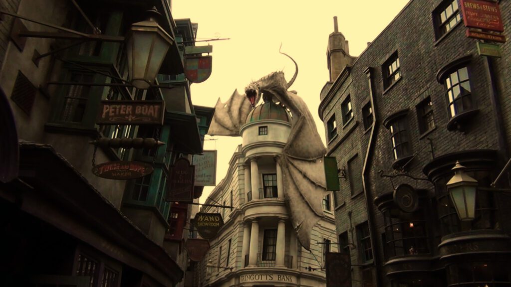 Harry Potter At Gringotts Bank Virtual Background For Zoom, Skype And Teams