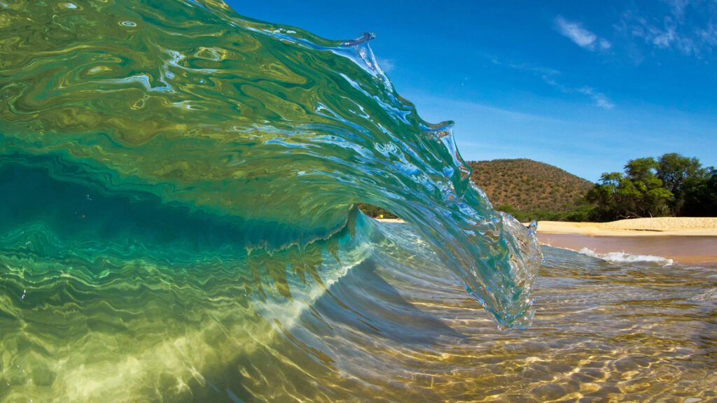 Hawaii Wave Virtual Backgrounds For Zoom And Meet Video Calls