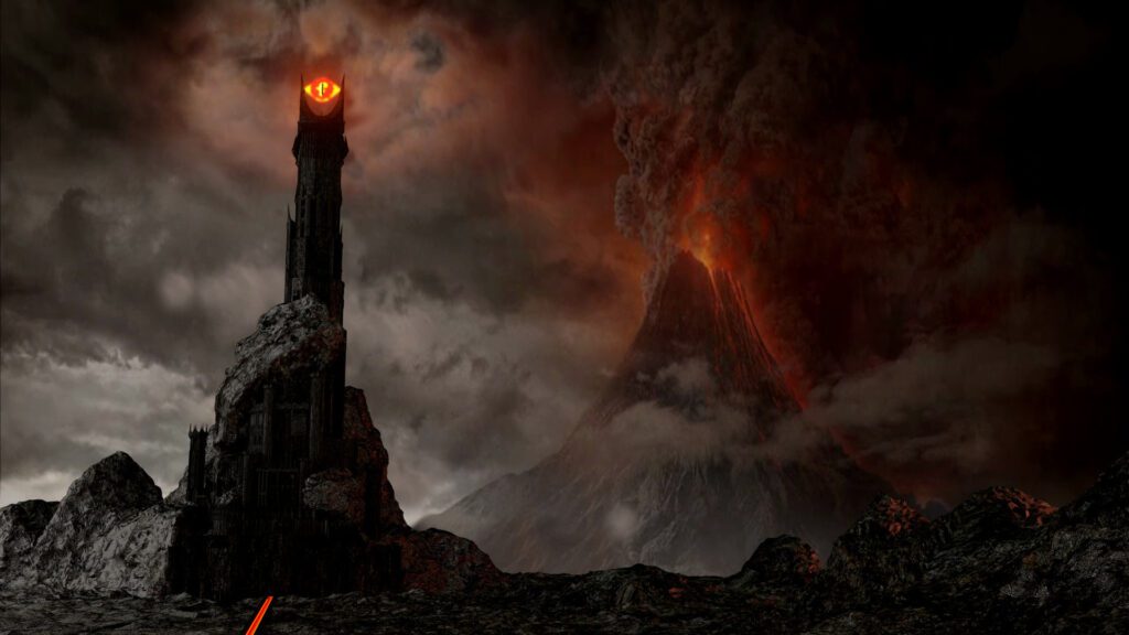 Sauron Tower Lord Of The Rings Virtual Background For Zoom