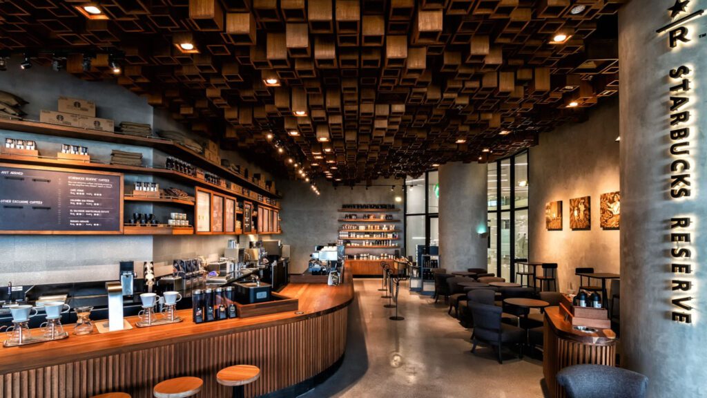Starbucks Coffee Reserve Background For Zoom