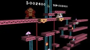 Donkey Kong Retro Video Arcade Game 3D Virtual Background For Zoom And Teams