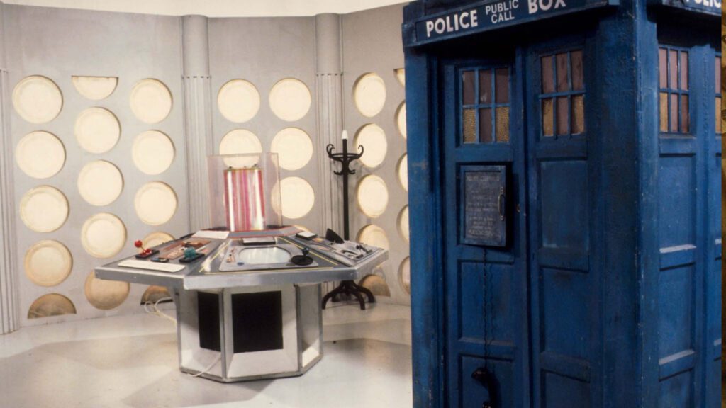 Dr Who Phonebooth Tardis Console Video Virtual Background