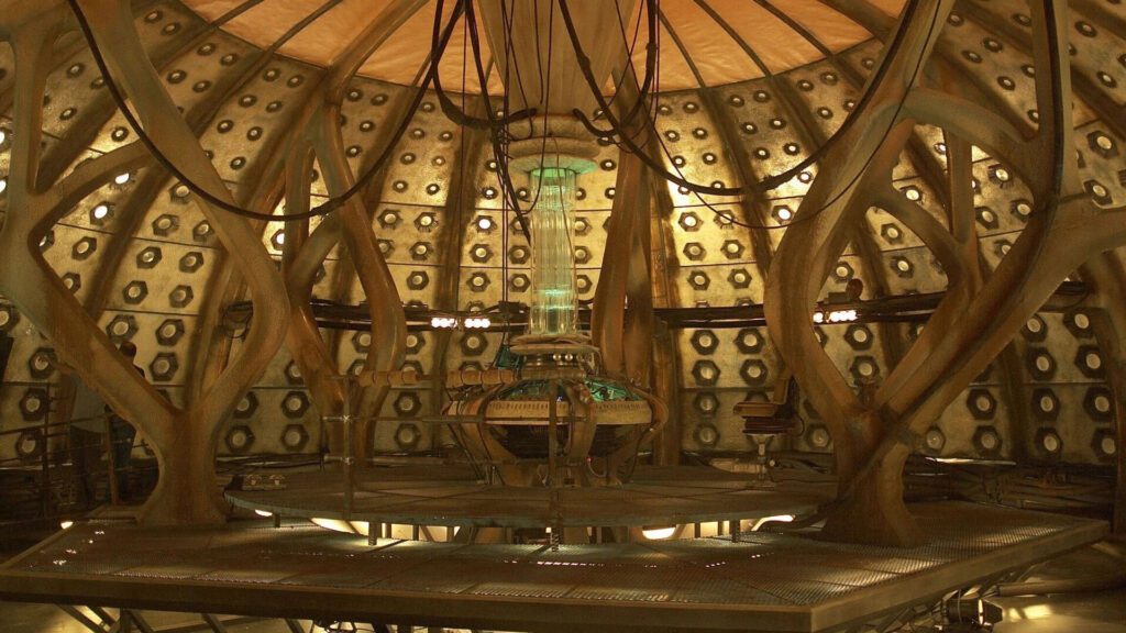 Dr Who Tardis Console Video Virtual Background 3