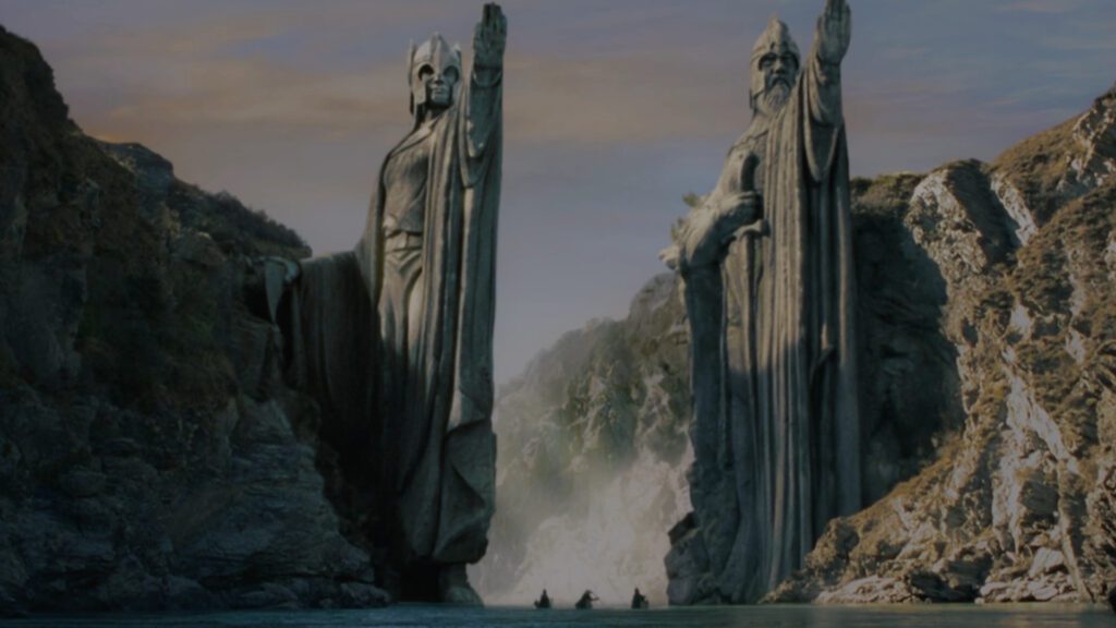 Gates Of Argonath Lord Of The Rings Virtual Background For Zoom