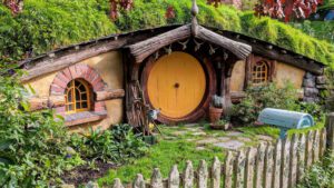 Hobbit House Entrance Cottage Lord Of The Rings Virtual Background For Zoom