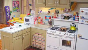 Joey &Amp; Chandler'S Apartment Kitchen Virtual Background