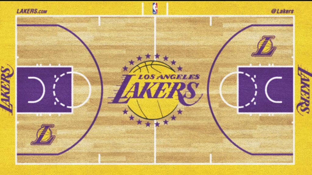 Los Angeles Lakers Court Virtual Background For Zoom Meet Teams