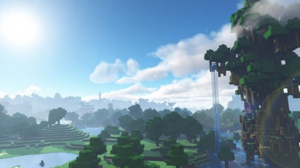 Minecraft Landscape 1 Virtual Background For Zoom
