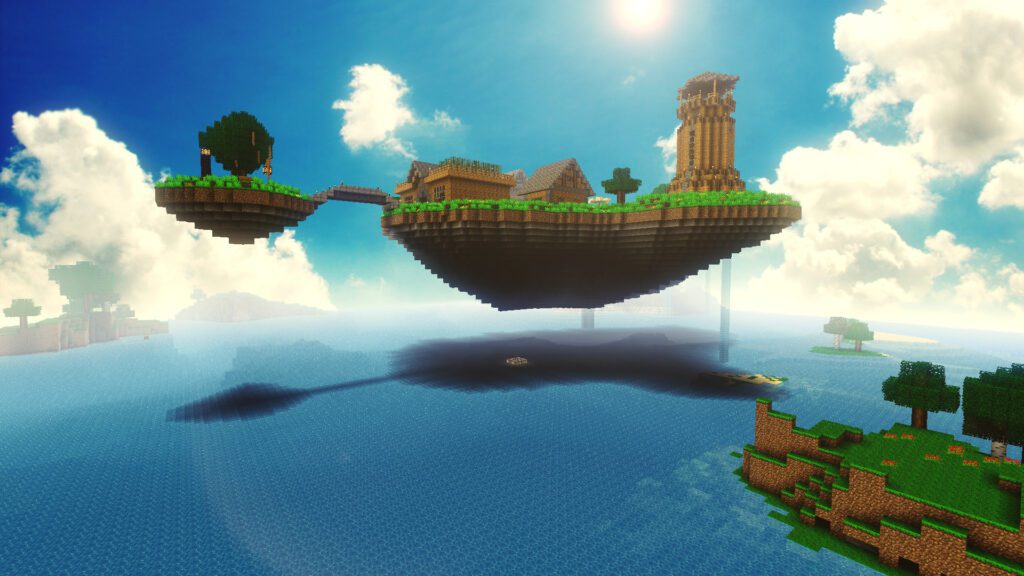 Minecraft Landscape 3 Virtual Background For Zoom