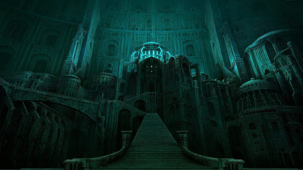 Morgul Mines Entrance Lord Of The Rings Virtual Background For Zoom