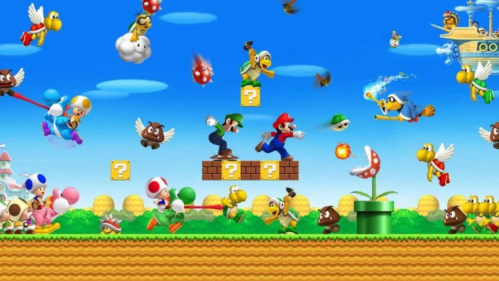 Super Mario Virtual Backgrounds
