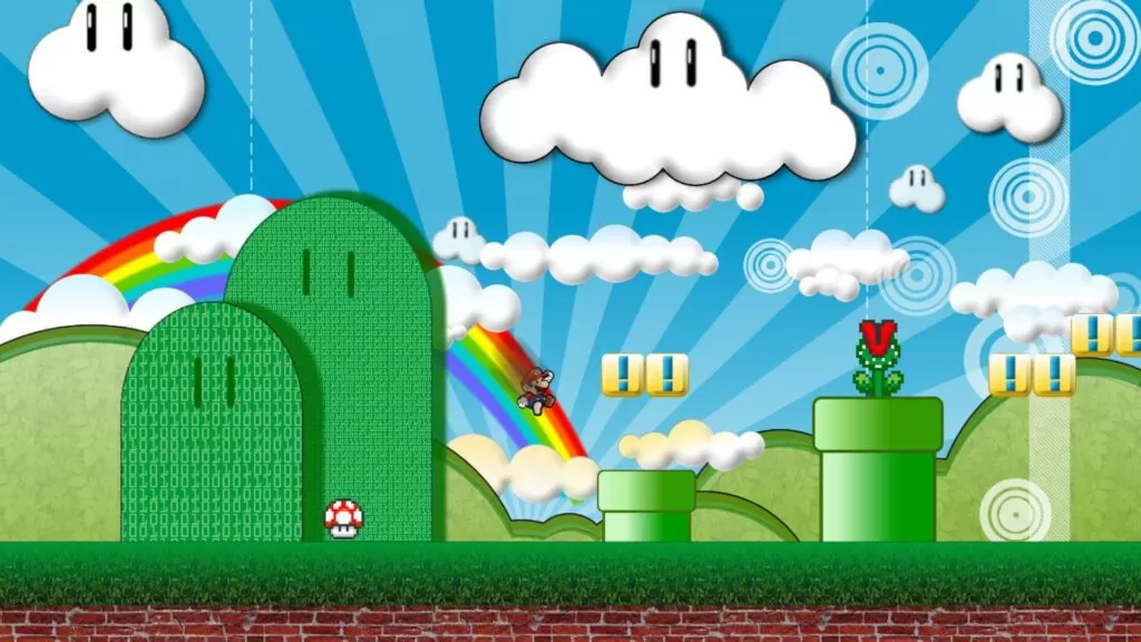 Super Mario Bros World Virtual Background For Zoom