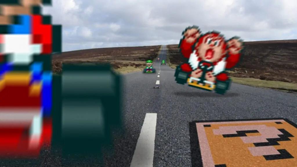 Super Mario Kart Classic Virtual Background For Zoom
