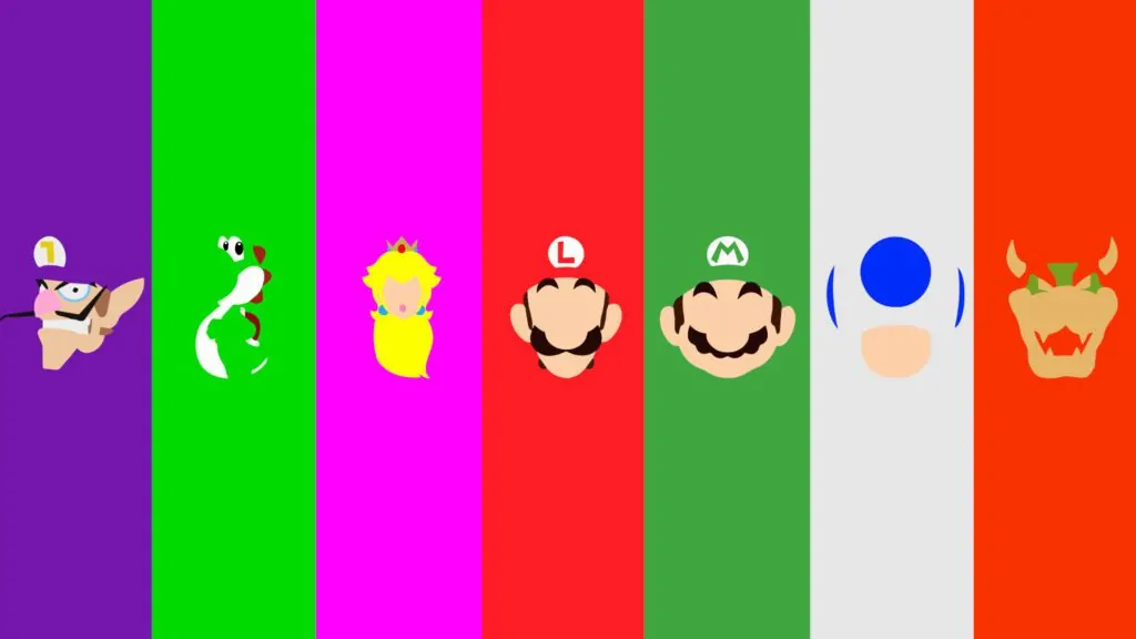 Super Mario Luigi Princess Koopa Virtual Background For Zoom