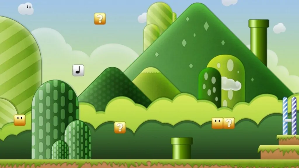 Super Mario Virtual Background For Zoom