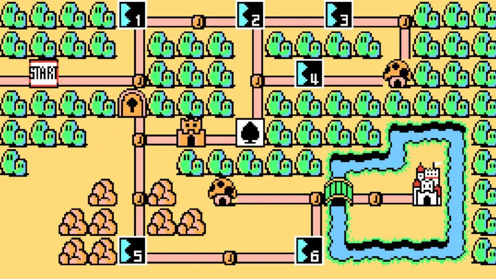 Super Mario World Map Virtual Background For Zoom