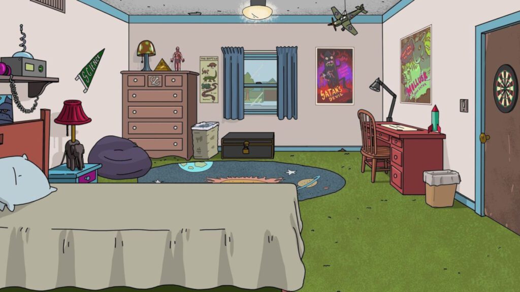 The Simpsons Bart'S Room Virtual Background