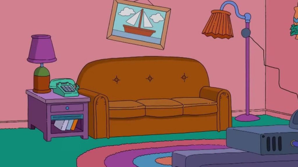 The Simpsons Couch Virtual Backgrounds